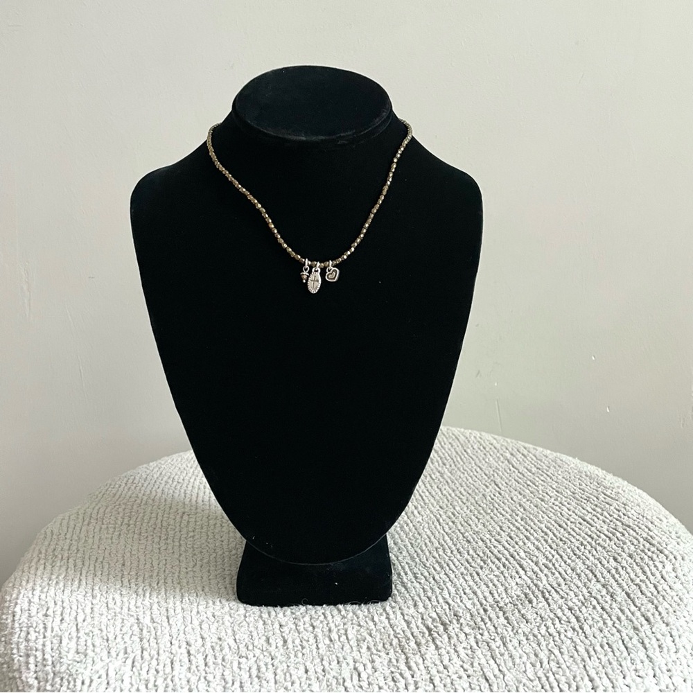 Brighton Goldie Locks Bronze Brown Beaded Necklace